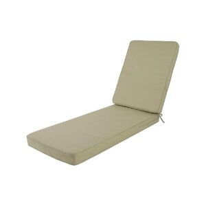 Small Water Resistant Chaise Lounge Cushion Replacement Patio Funiture Seat Cushion Beige