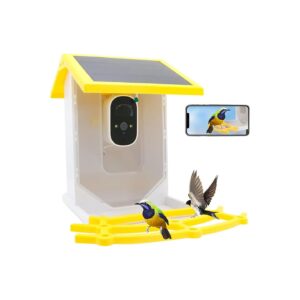 Smart Bird Feeder with Fully Color Night Vision and AI-Powered Bird Identification