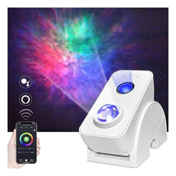 Smart Galaxy Projector with Nebula Cloud and Blue Stars Night Light