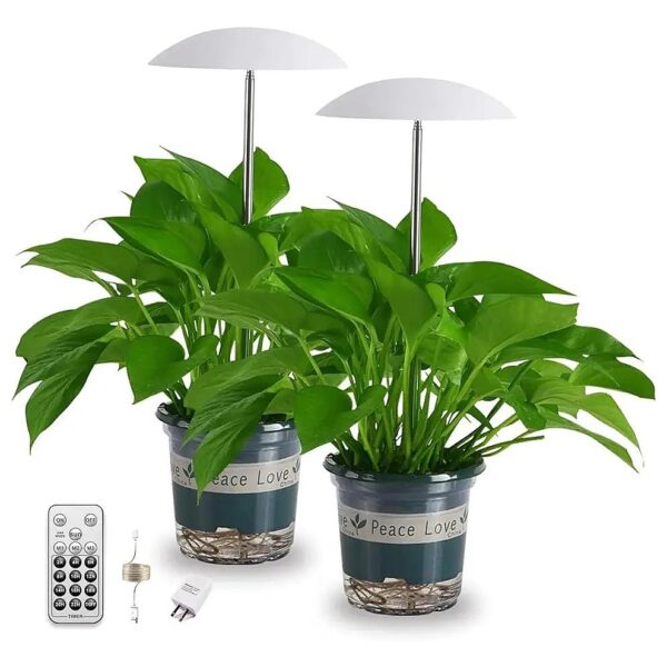 Smart LED Grow Lights for Indoor Plants with Full Spectrum and Adjustable Height