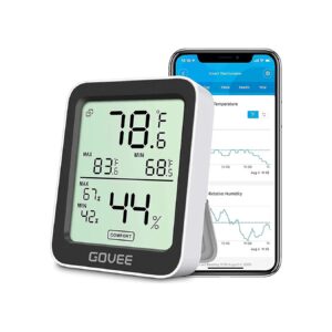 Smart Thermometer Hygrometer with Remote App Control and Alerts