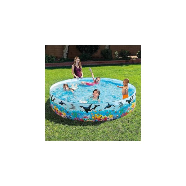 Snapset Design 8ft x 18inch Kids Pool with Multicolour Colour Scheme