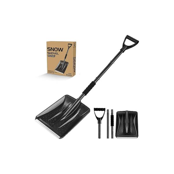 Snow Shovel for Driveway and Camping with Large Capacity and Lightweight Design