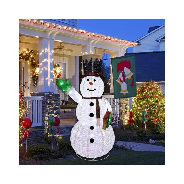 Soft LED Snowman Light Decoration for Outdoor Yard Christmas Party Shopping Mall Decor