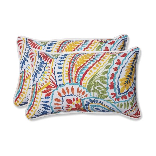 Soft Polyester Filled Pillows for Outdoor and Indoor Use Multi-Colored Accent Pillows