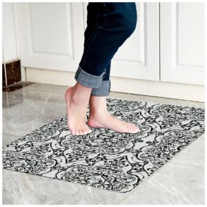 Soft Touch Velvet Texture Microfiber Door Mat for Indoor and Outdoor Use, 24" x 35" Size