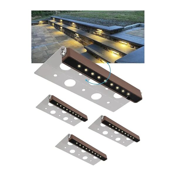 Soft White 2700K LED Hardscape Lighting for Outdoor Steps and Paver Lights