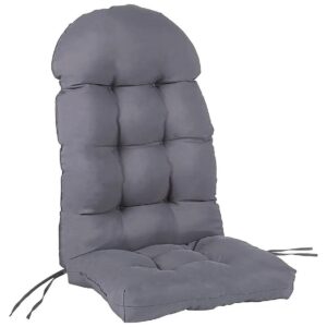 Soft and Comfortable 44x19x4 Chair Cushion with Polyester Fabric and Attached Ties