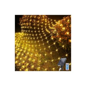 Solar Activated Fairy Lights 5m x 5m LED Net with 8 Modes