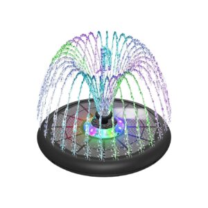 Solar Bird Bath Fountain with Large 5W Power and Beautiful Water Sprays