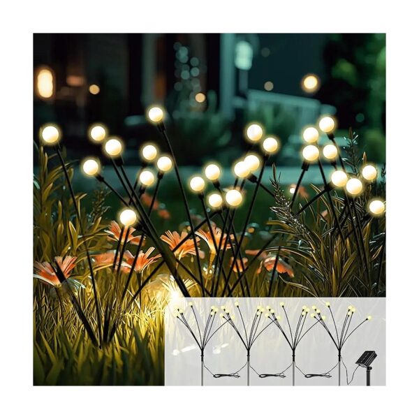 Solar Firefly Garden Lights for Home Decor and Outdoor Ambiance