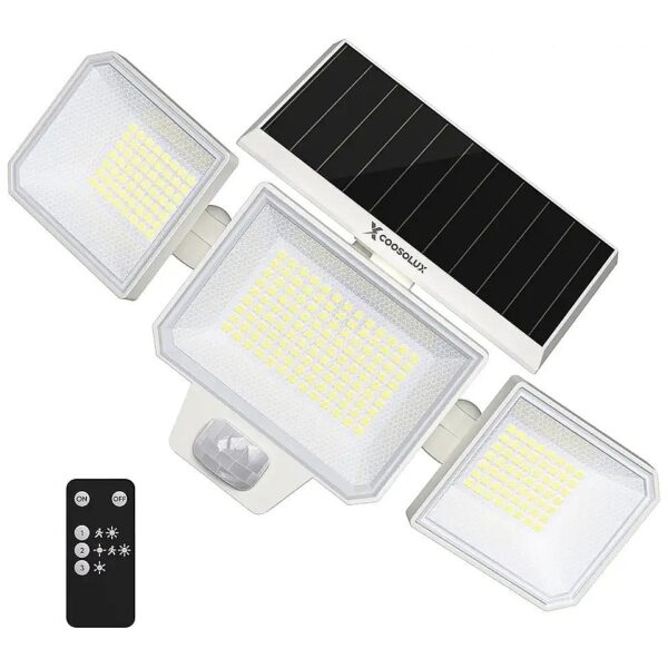 Solar Flood Light with Motion Sensor for Front Door Garden Patio Yard and Garage