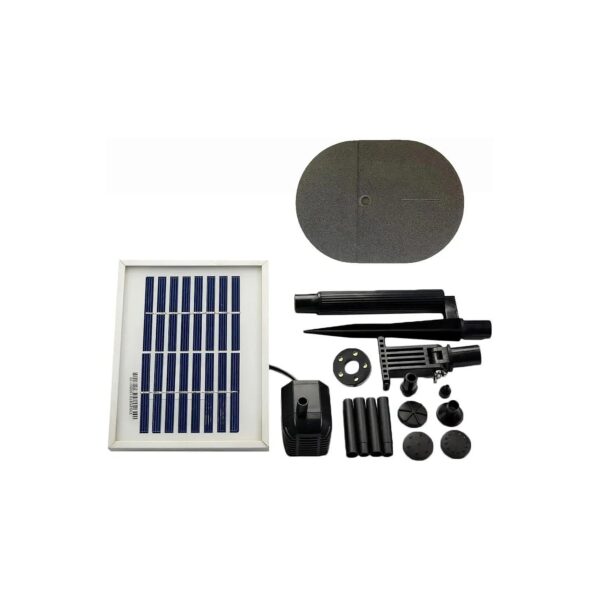 Solar Fountain Pump Kit for Fountain Pool and Pond with Battery and Timer