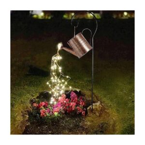 Solar Garden Lighting Copper Wire String LED Waterproof for Patio Lawn Yard Pathway