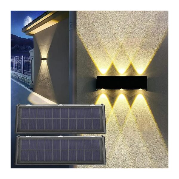 Solar LED Lighting for Yard, Garden, Fence, and Porch with Energy-Saving Features