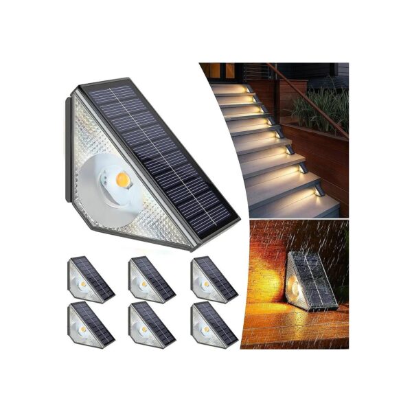 Solar LED Step Lights for Patio, Deck, and Yard Lighting Solutions