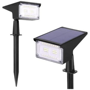 Solar Outdoor Lights Auto On Off for Garden Pathway Spotlight