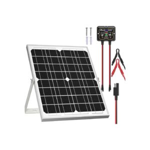 Solar Panel Kit for 12V Battery Charging and Maintained with 8A Upgraded Controller