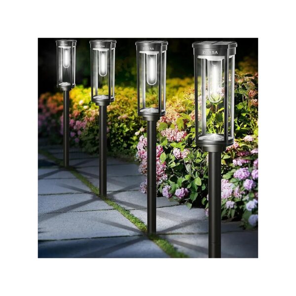 Solar Path Lighting for Yard Patio Walkway Driveway 8 Pack Waterproof High Brightness