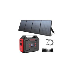 Solar Power Bank with 250W Capacity and 67500mAh Capacity for Camping and RV Trips