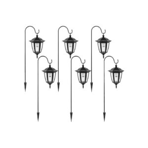 Solar Power Hanging Garden Lights with Shepherd Hook for Outdoor Decor