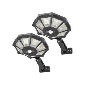 Solar Powered 6500K Flood Light for Yard and Pools with Dusk to Dawn Sensitivity