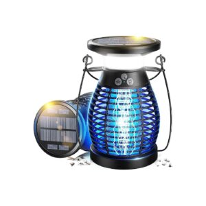 Solar Powered Bug Zapper for Patio, Porch, Garden, and Kitchen Use