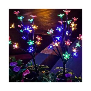 Solar Powered Cherry Tree Lights with 2 Pack Installation