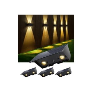 Solar Powered Decorative Lighting for Fence, Stair, and Deck with