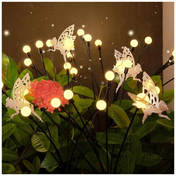 Solar Powered Fairy Lights for Garden and Yard Decoration with Warm White LED