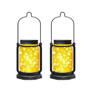 Solar Powered Fairy Lights with Mason Jars for Garden Yard Wedding Decor and Party