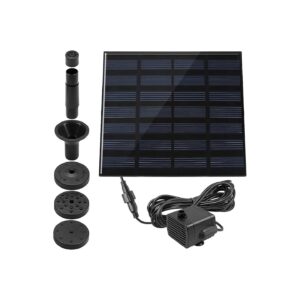 Solar Powered Fountain Pump Kit for Bird Bath Fish Tank Small Pond Garden Decoration