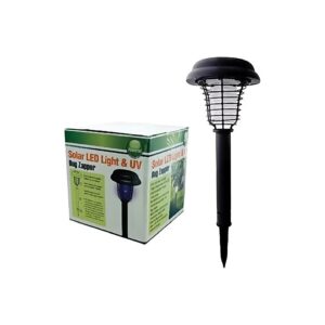 Solar Powered LED Bug Zapper Outdoor Stake Landscape Lighting for Gardens and Patios