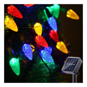 Solar Powered LED Fairy Lights with 8 Modes for Christmas and Holiday Decorations