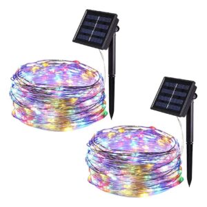 Solar Powered LED Fairy Lights with Copper Wire for Indoor and Outdoor Decorations