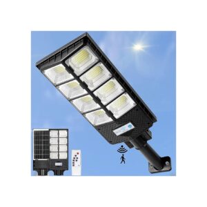 Solar Powered LED Street Light for Yard, Patio, and Outdoor Area Lighting