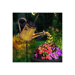 Solar Powered Lantern in the Shape of a Watering Can for Garden Gifts