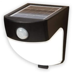 Solar Powered Outdoor LED Security Light with 120 Degree Coverage and Motion Sensor