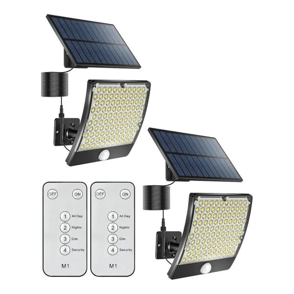 Solar Powered Outdoor Security Lights for Garage or Warehouse