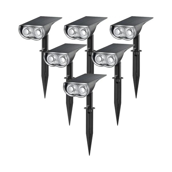 Solar Powered Spotlights for Yard, Garden, or Pool Area Lighting