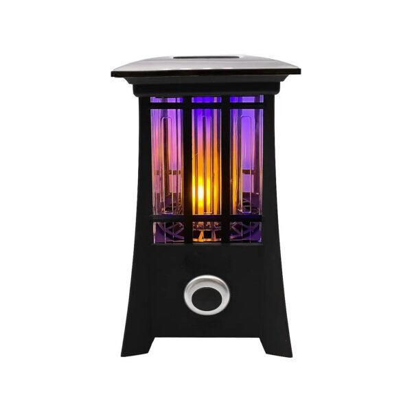 Solar Powered UV LED Lantern Bug Zapper for 1/2 Acre Coverage and 600V Electric Grid