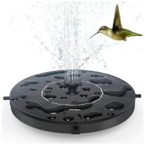 Solar Powered Water Fountain Pump for Bird Bath and Garden