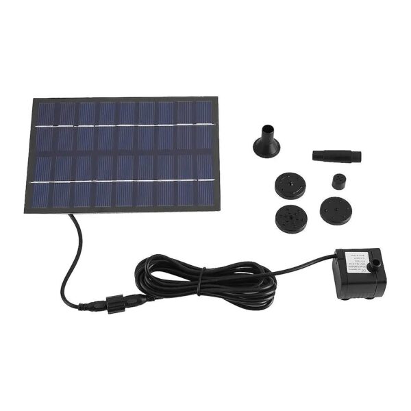 Solar Powered Water Pump Kit For Small Pond Fountain Garden Decoration