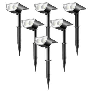 Solar Powered Waterproof 12 LEDs Dusk-to-Dawn Outdoor Garden Lights for Yard Patio