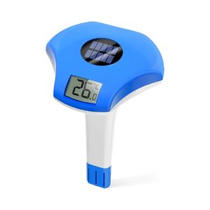 Solar Powered Waterproof Floating Pool Thermometer Easy Read