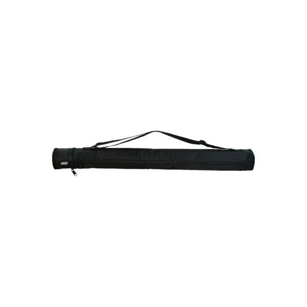 Solid Black Insulated Tube Cooler with Shoulder Strap and Insulation