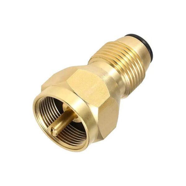 Solid Brass Propane Fill Adapter for Refilling Small Propane Bottle