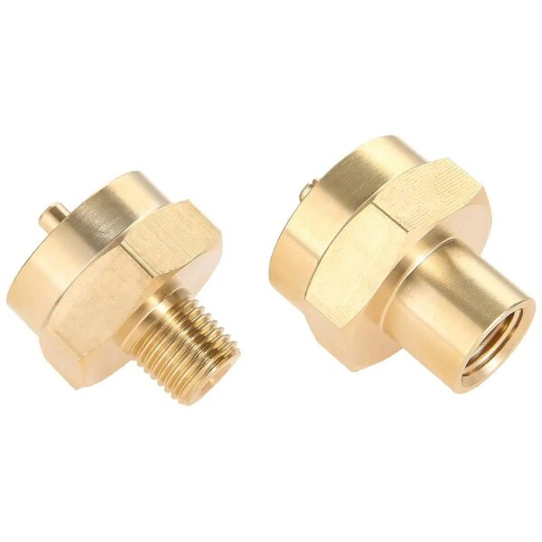 Solid Brass Propane Gas Bottle Refill Adapter for 1LB Tanks