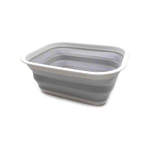 Space Saving Portable Grey Picnic Tub for Small Spaces