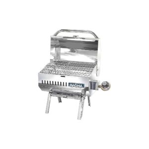 Sport-Grade Gas Grill with Convenient Grease Tray and Radiant Plate